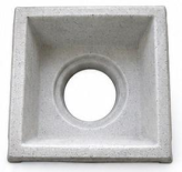 1GU010 RND 1 HOLE GULLEY SQ
