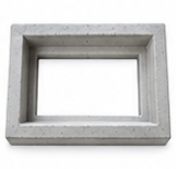 1MHF600 RECT MANHOLE FRAME (L)